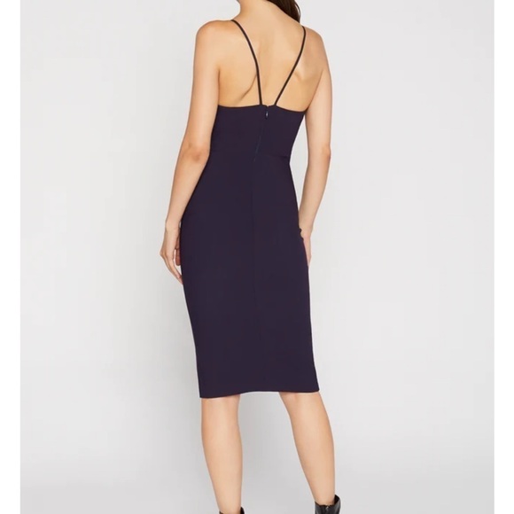 NWT Likely Brooklyn Fitted Midi Dress in Navy - Picture 2 of 14